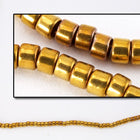 DBV505- 11/0 22 Karat Dark Gold Delica Beads-General Bead