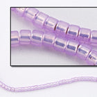 DBV629- 11/0 Silver Lined Light Lilac Delica Beads-General Bead