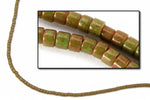 DBV657- 11/0 Dyed Opaque Olive Delica Beads-General Bead