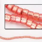 DBV685- 11/0 Semi Matte Silver Lined Dark Rose Delica Beads-General Bead