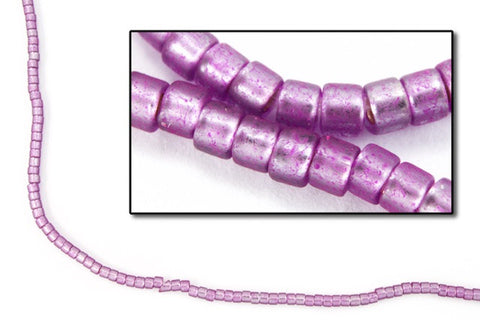 DBV695- 11/0 Semi Matte Silver Lined Dusky Purple Delica Beads-General Bead