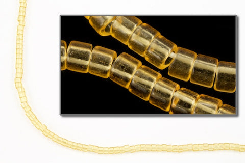 DB702- 10/0 Transparent Light Topaz Miyuki Delica Beads (50 Gm, 250 Gm)