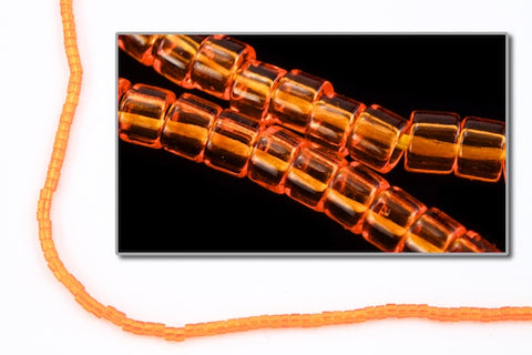 DB703- 10/0 Transparent Orange Miyuki Delica Beads (50 Gm, 250 Gm)