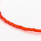 DB704- 10/0 Transparent Red Orange Miyuki Delica Beads (10 Gm, 50 Gm, 250 Gm)