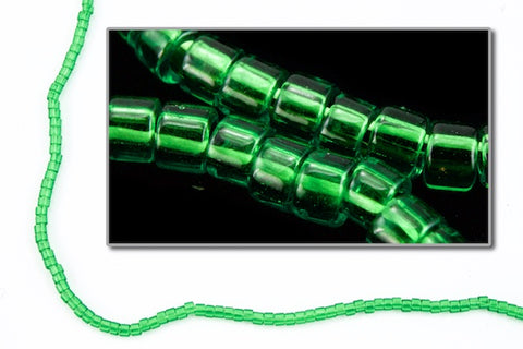 DBL705- 8/0 Transparent Kelly Green Delica Beads-General Bead