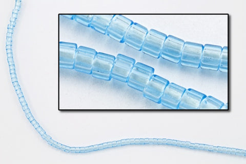 DBL706- 8/0 Transparent Light Blue Delica Beads-General Bead