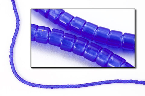 DB707- 10/0 Transparent Sapphire Miyuki Delica Beads (50 Gm, 250 Gm)