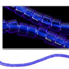 DBL707- 8/0 Transparent Sapphire Delica Beads-General Bead