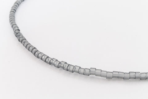 DBS708- 15/0 Transparent Gray Miyuki Delica Beads (5 Gm, 50 Gm, 250 Gm)