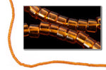 DBV709- 11/0 Transparent Dark Amber Delica Beads-General Bead