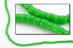 DBV724- 11/0 Opaque Pea Green Delica Beads-General Bead