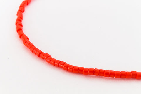 DBV727- 11/0 Opaque Light Red Delica Beads-General Bead