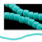 DBV729- 11/0 Opaque Green Turquoise Delica Beads-General Bead