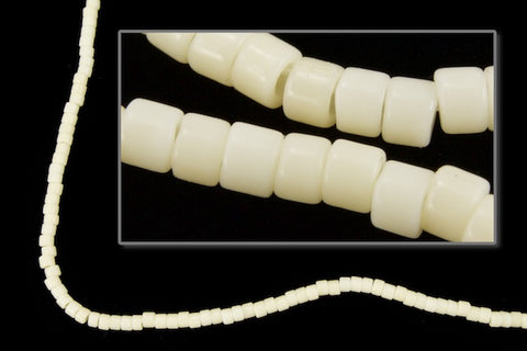 DBL732- 8/0 Opaque Rich Cream Delica Beads-General Bead