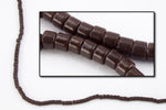 DBV734- 11/0 Opaque Chocolate Brown Delica Beads-General Bead