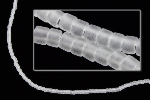 DBL741- 8/0 Matte Transparent Crystal Delica Beads-General Bead