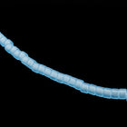 DBL747- 8/0 Matte Transparent Light Blue Delica Beads-General Bead