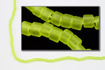 DBV766- 11/0 Matte Transparent Neon Green Delica Beads-General Bead