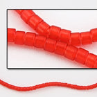 DBV774- 11/0 Dyed Matte Transparent Red Delica Beads-General Bead