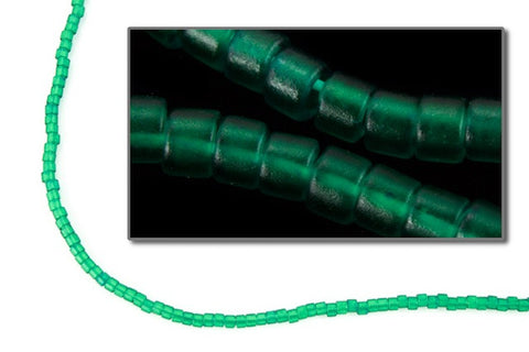 DBV776- 11/0 Dyed Transparent Matte Kelly Green Delica Beads-General Bead
