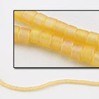 DB852- 10/0 Matte Light Topaz AB Miyuki Delica Beads (10 Gm, 50 Gm, 250 Gm)