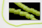DB860- 10/0 Matte Chartreuse AB Miyuki Delica Beads (10 Gm, 50 Gm, 250 Gm)