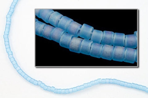 DB861- 11/0 Matte Sky Blue AB Miyuki Delica Beads (50 Gm, 250 Gm)