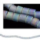 DB863- 11/0 Matte Gray AB Miyuki Delica Beads (50 Gm, 250 Gm)