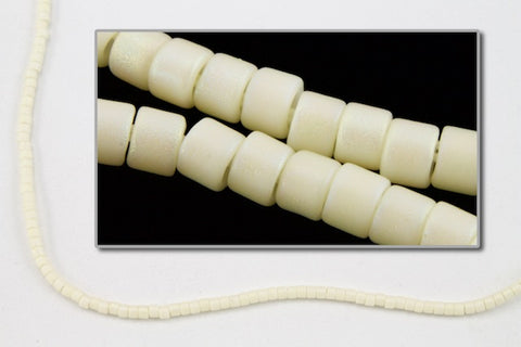 DB883- 10/0 Matte Opaque Cream AB Miyuki Delica Beads (50 Gm, 250 Gm)