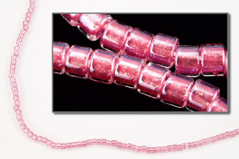 DB902- 10/0 Shimmering Rose Lined Crystal Miyuki Delica Beads (50 Gm, 250 Gm)