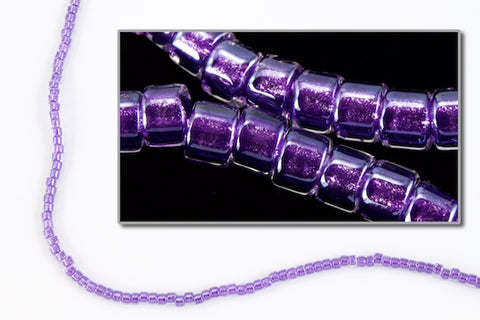 DB906- 10/0 Shimmering Purple Lined Crystal Miyuki Delica Beads (50 Gm, 250 Gm)