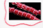 DBV914- 11/0 Shimmering Hot Pink Lined Crystal Delica Beads-General Bead