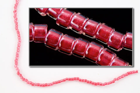 DB914- 10/0 Shimmering Hot Pink Lined Crystal Miyuki Delica Beads (50 Gm, 250 Gm)