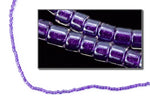 DBV923- 11/0 Shimmering Violet Lined Crystal Delica Beads-General Bead