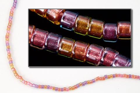 DBV982- 11/0 Lined Shimmering Floral Mix Delica Beads-General Bead