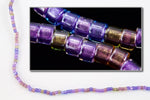DBV986- 11/0 Lined Shimmering Purple Mix Delica Beads-General Bead