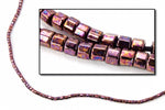 DBW012- 11/0 Metallic Raspberry Cut Delica Beads-General Bead