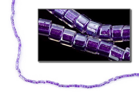 DBW923- 11/0 Shimmering Violet Lined Crystal Cut Delica Beads-General Bead