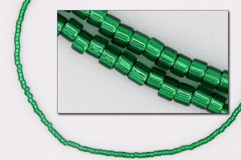 DB148- 10/0 Silver Lined Christmas Green Miyuki Delica Beads (50 Gm, 250 Gm)