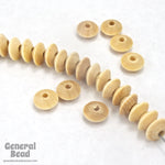 8mm Natural Wood Saucer Bead (50 Pcs) #DXA038 SOLD OUT-General Bead