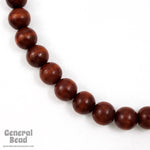 5mm Maple Brown Wood Bead #DXD002