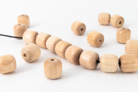 9mm x 9mm Natural Wood Barrel #DXD031