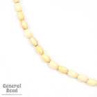 6mm x 9mm Natural Oval Wood Bead-General Bead