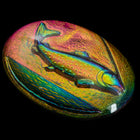20mm x 30mm Vitrail Medium Fish Intaglio Oval Cabochon #ECA006