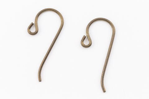 25mm Brass Niobium Shepherd Hook Ear Wire #NFI017-General Bead