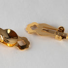 10mm Gold Dapped Ear Clip #EFA065-General Bead