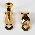 10mm Gold Dapped Ear Clip #EFA065-General Bead