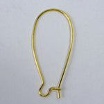 35mm Bright Gold Kidney Wire #EFA098-General Bead