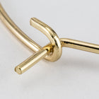 30mm Gold Round 20 Gauge Ear Hoop #EFA113-General Bead