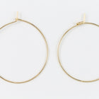 30mm Gold Round 20 Gauge Ear Hoop #EFA113-General Bead